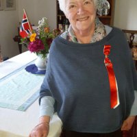 Kristi Nowak hilser til alle på 17. mai